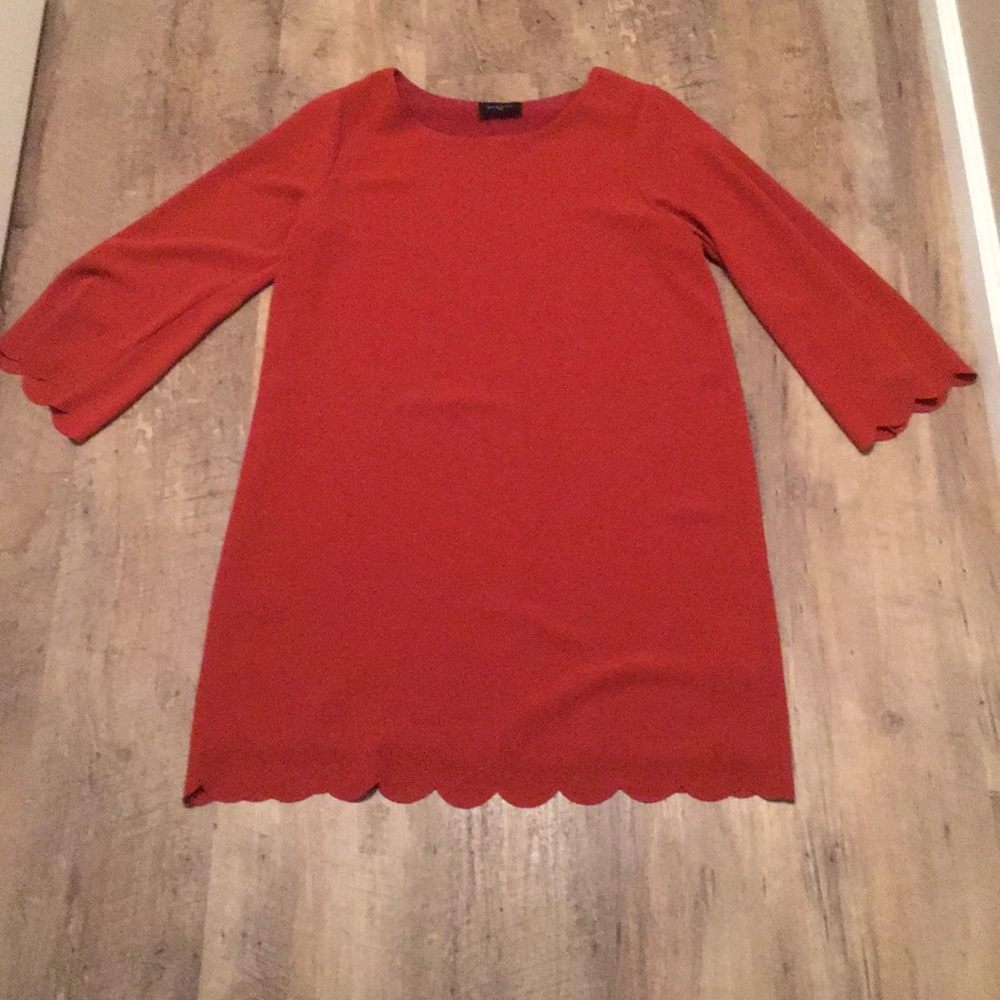 Everly boutique dress, size M. Burnt orange.
